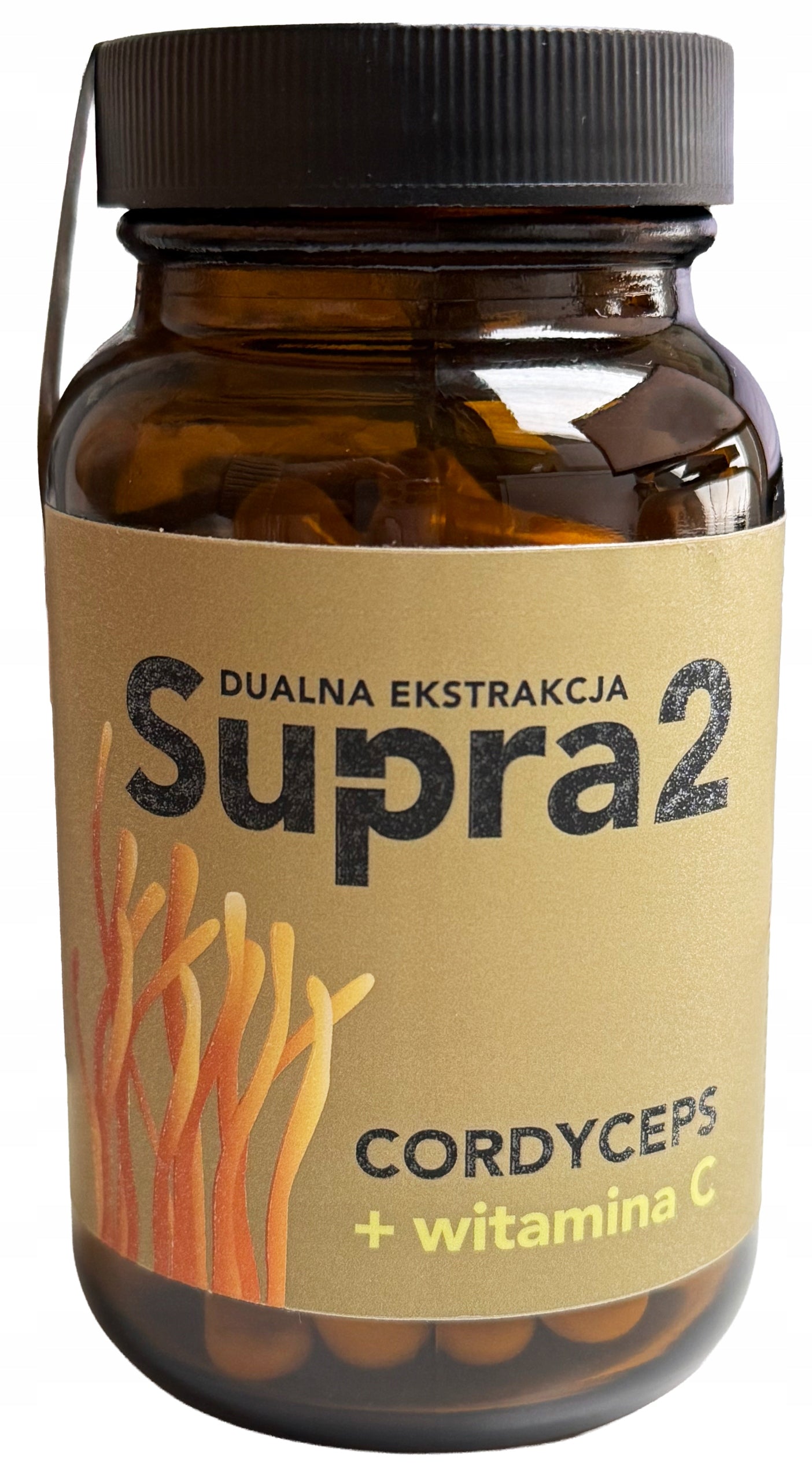 Supra2 Cordyceps and Vitamin C 60 capsules Dietary supplement cordyceps energy