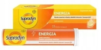 Supradyn Energy effervescent tablets fruit flavor 15 tabl. Medical device no