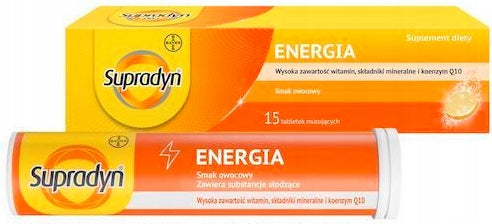 Supradyn Energy effervescent tablets fruit flavor 15 tabl.