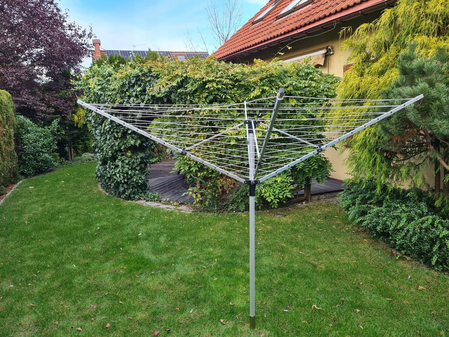 Suszarka ogrodowa przenośna Promis z pokrowcem 4 ramiona 50 m Weight 2.5 kg