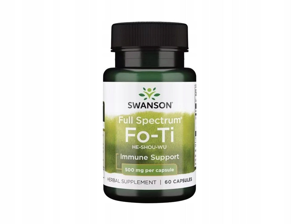 Swanson Fo-Ti, red rose, 500 mg, 60 capsules