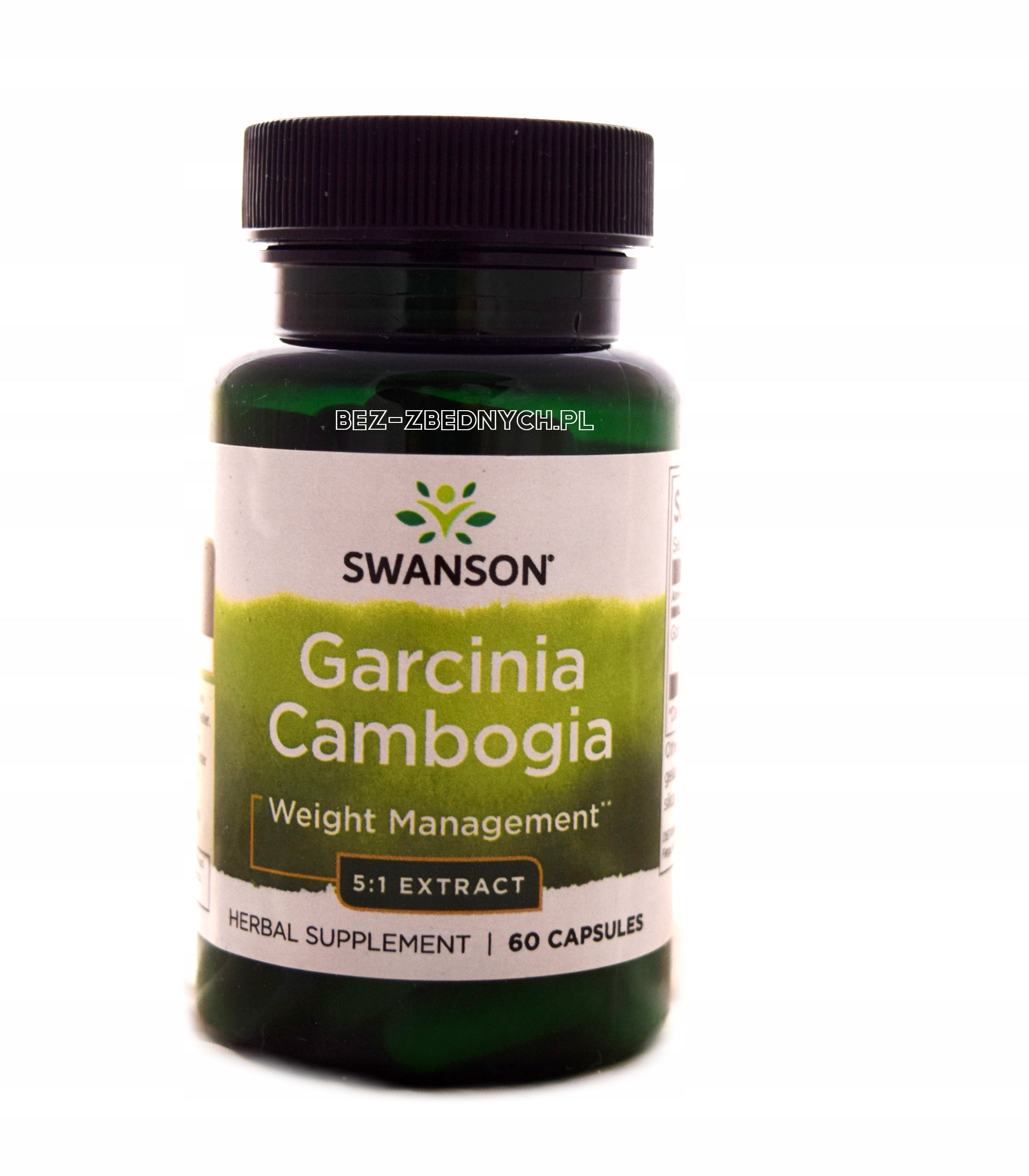 Swanson Garcinia Cambogia Extract 5:1 80mg 60 Capsules - Weight Management & Fat Burner