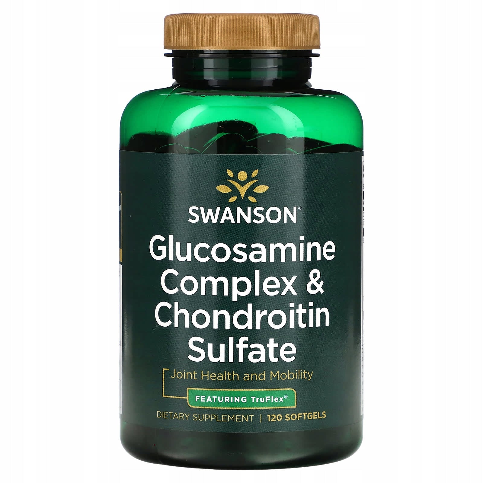 Swanson, Glucosamine complex and chondroitin sulfate, 120 softc capsules