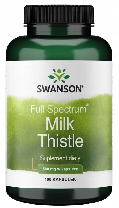 Swanson Milk Thistle 500mg Liver Regeneration Milk Thistle Purification 100k.
