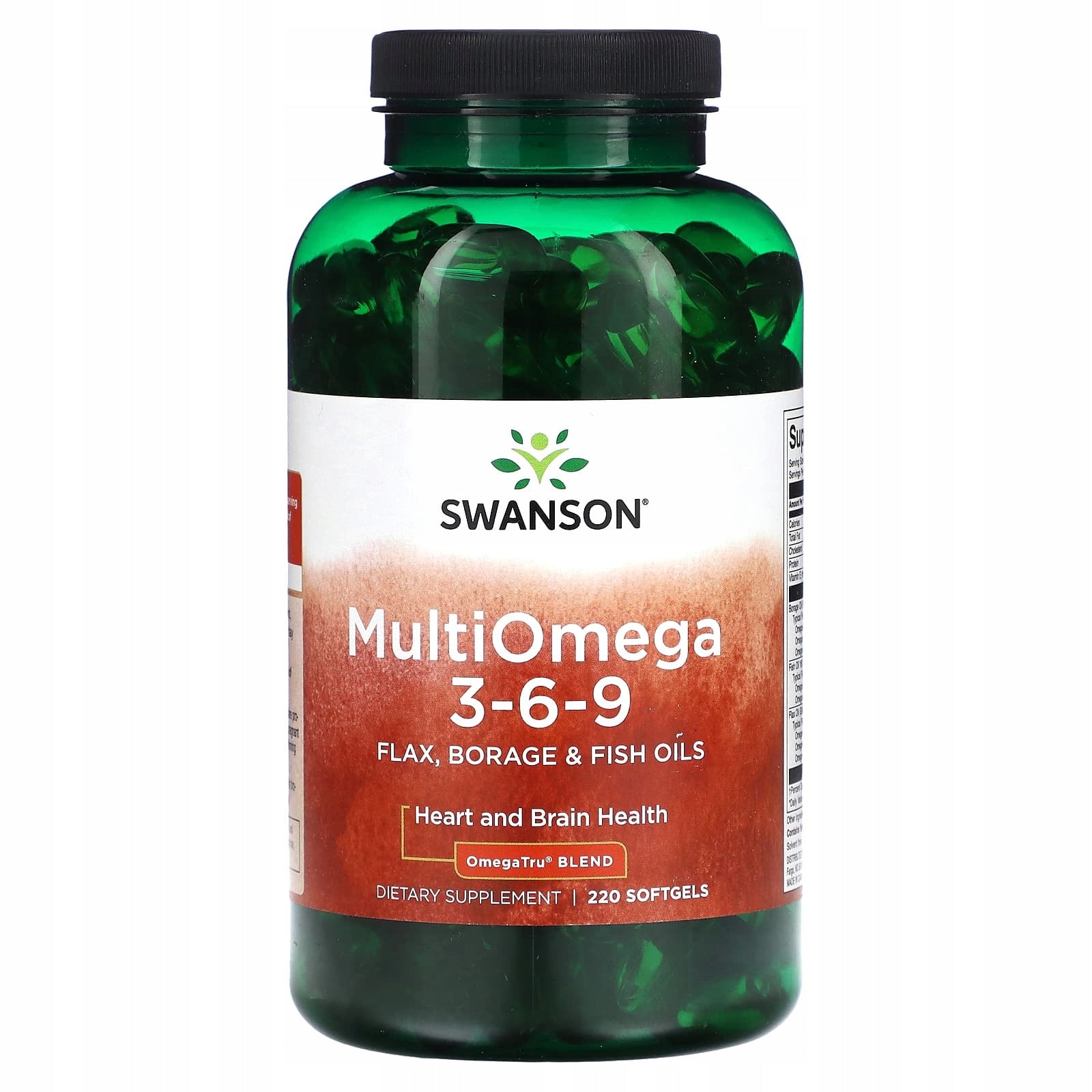 Swanson Multi Omega 3-6-9 Essential Fatty Acid Complex 220 caps