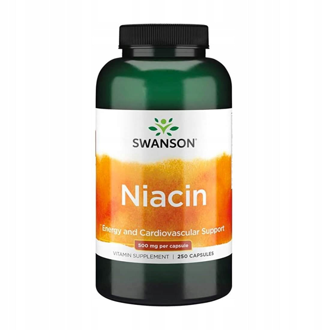 Swanson Niacin 500mg Niacin Provides Energy Circulation System 250caps. Product weight with unit packaging 0.29 kg
