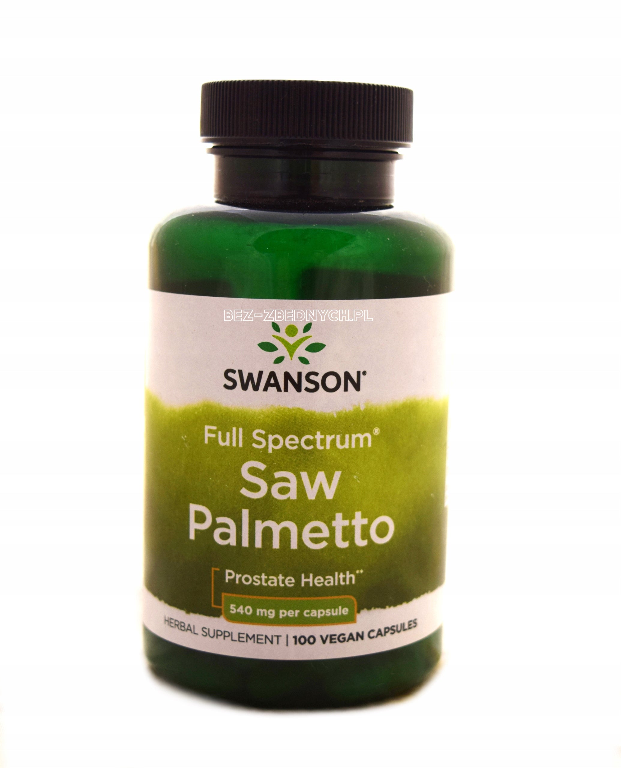 Swanson Saw Palmetto 540mg 100caps FULL SPECTRUM SAW PALMETTO