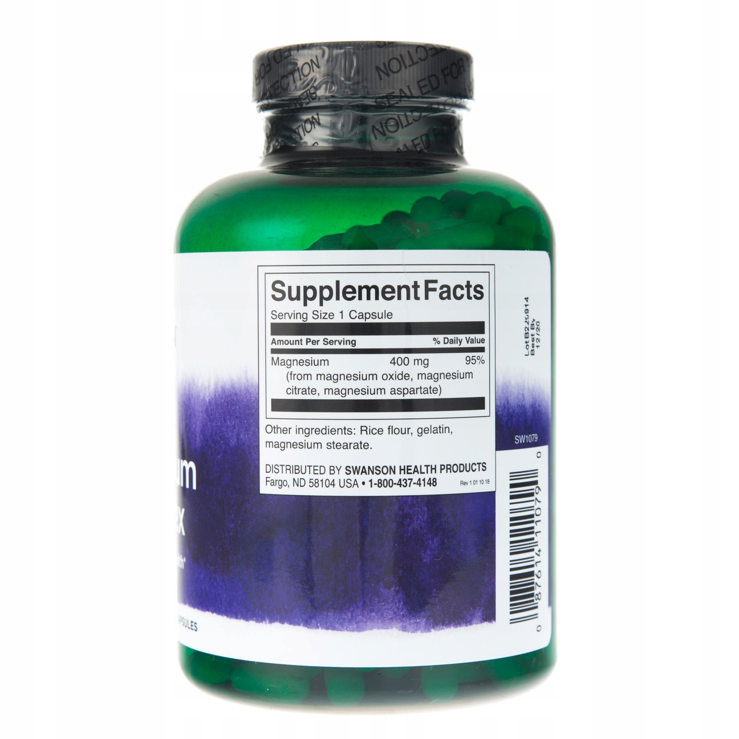 Swanson Triple Magnesium Supports Nerve, Muscle, Bone Health 300k Volume 0.25 ml