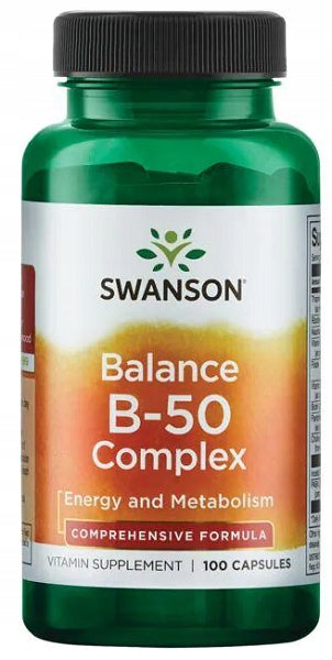 Swanson Vitamin B-50 Complex Group B Vitamin Complex Nervous System 100k Weight 99 g