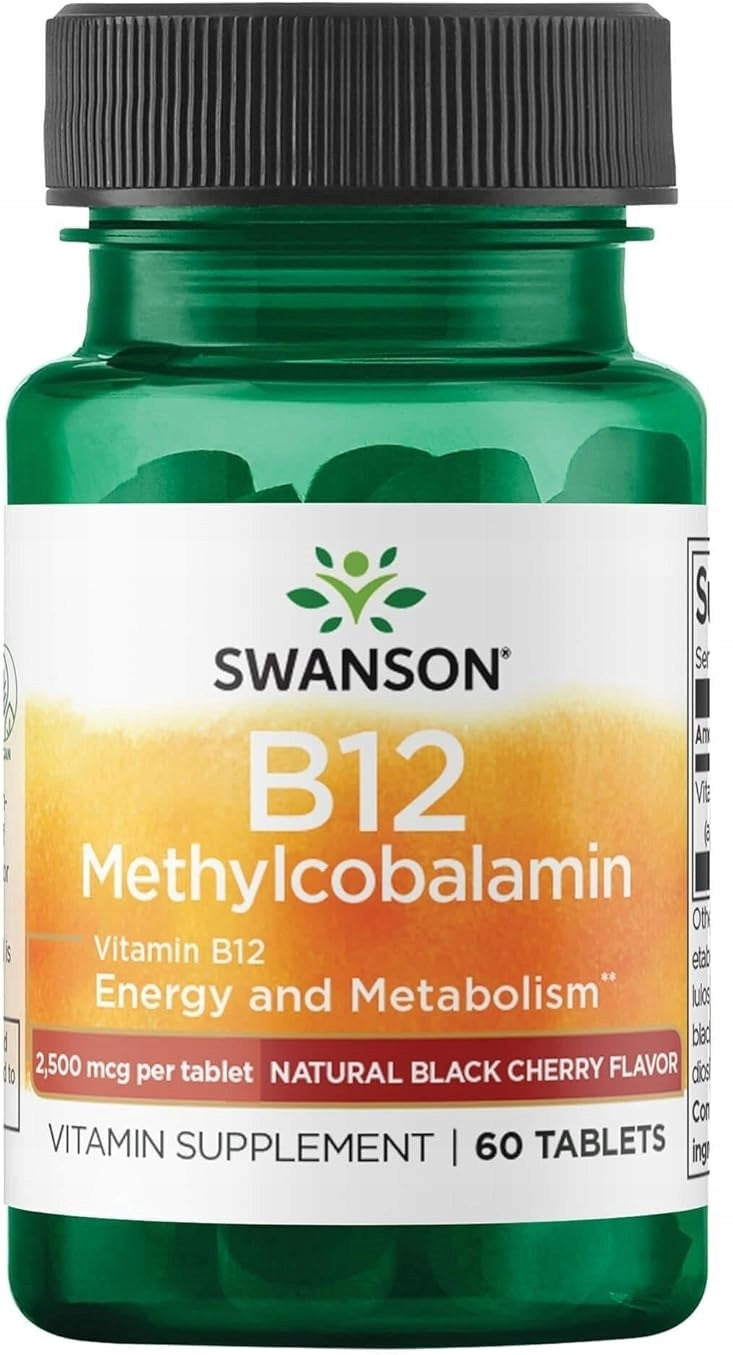 Swanson Vitamin B12 2500 mcg Methylcobalamin 60 lozenges