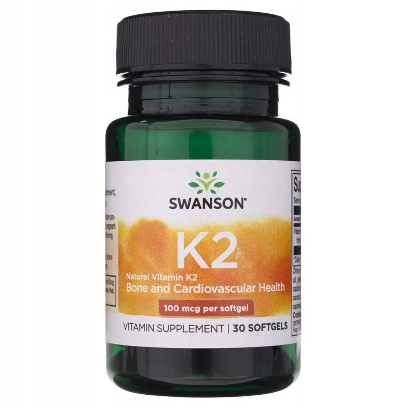Swanson Vitamin K2MK7 Natural Blood Clotting 30 Softgel Bones