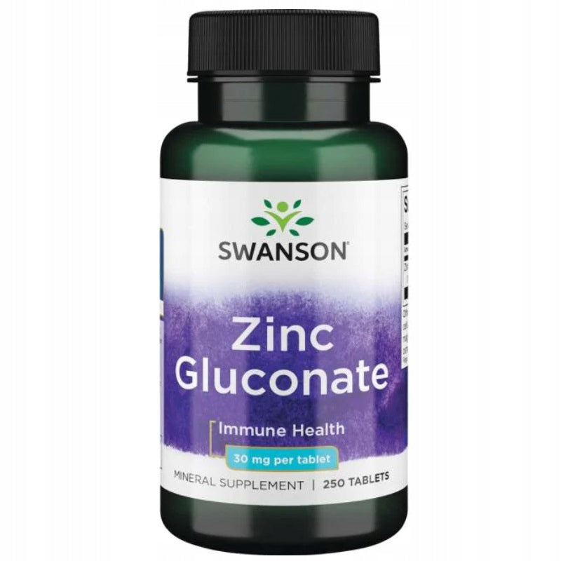 Swanson Zinc Gluconate 30mg Zinc Gluconate Antioxidant Prostate 250tabs Brand Swanson