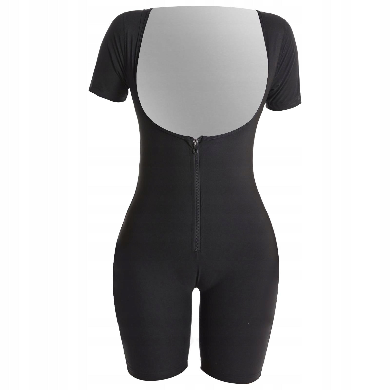 Sweating Bodysuit Sauna suits for Women Men Slimming Vest XL Silver Color silver