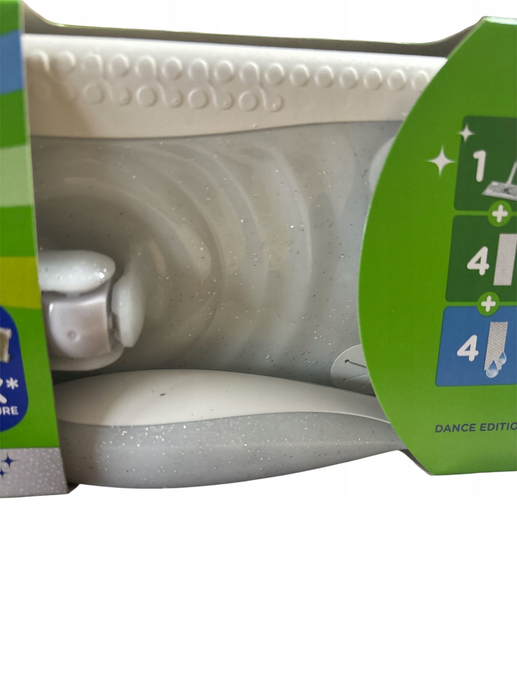 Swiffer Mop DryKit Limited Edition Dance White with Glitter Packaging status original