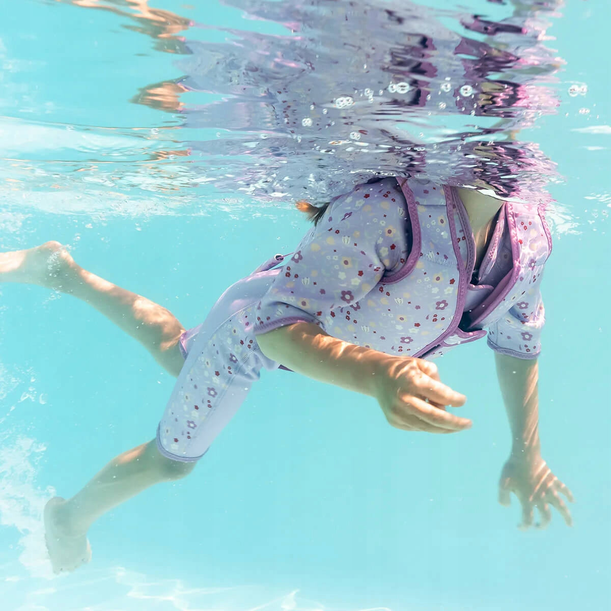 Swim vest Lilac Spring with belt 2-4 years Brand Splash About