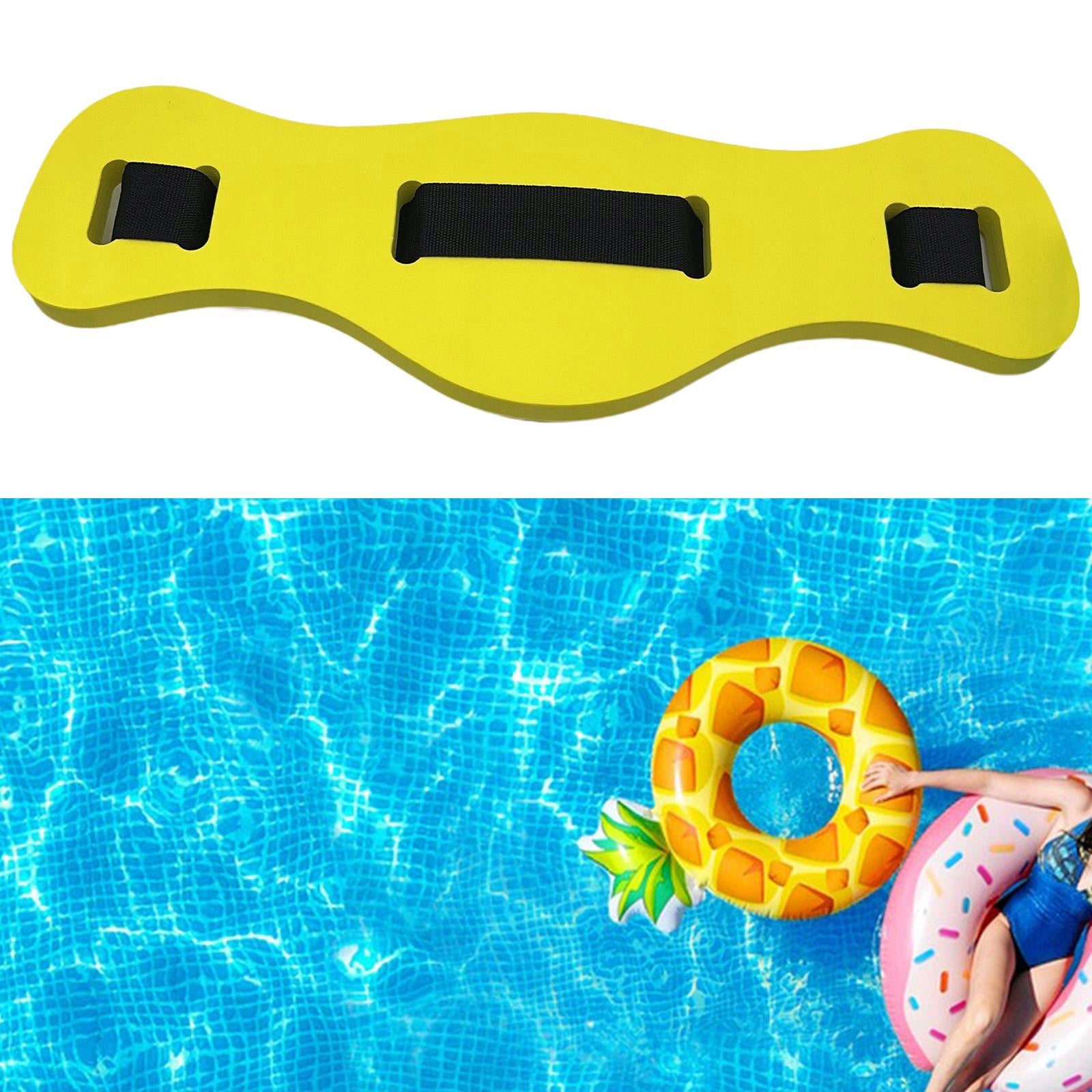 Swimming Belt Enthusiasts EVA Buoyancy Belt Adjustable Strap Yellow Manufacturer code 05854106861