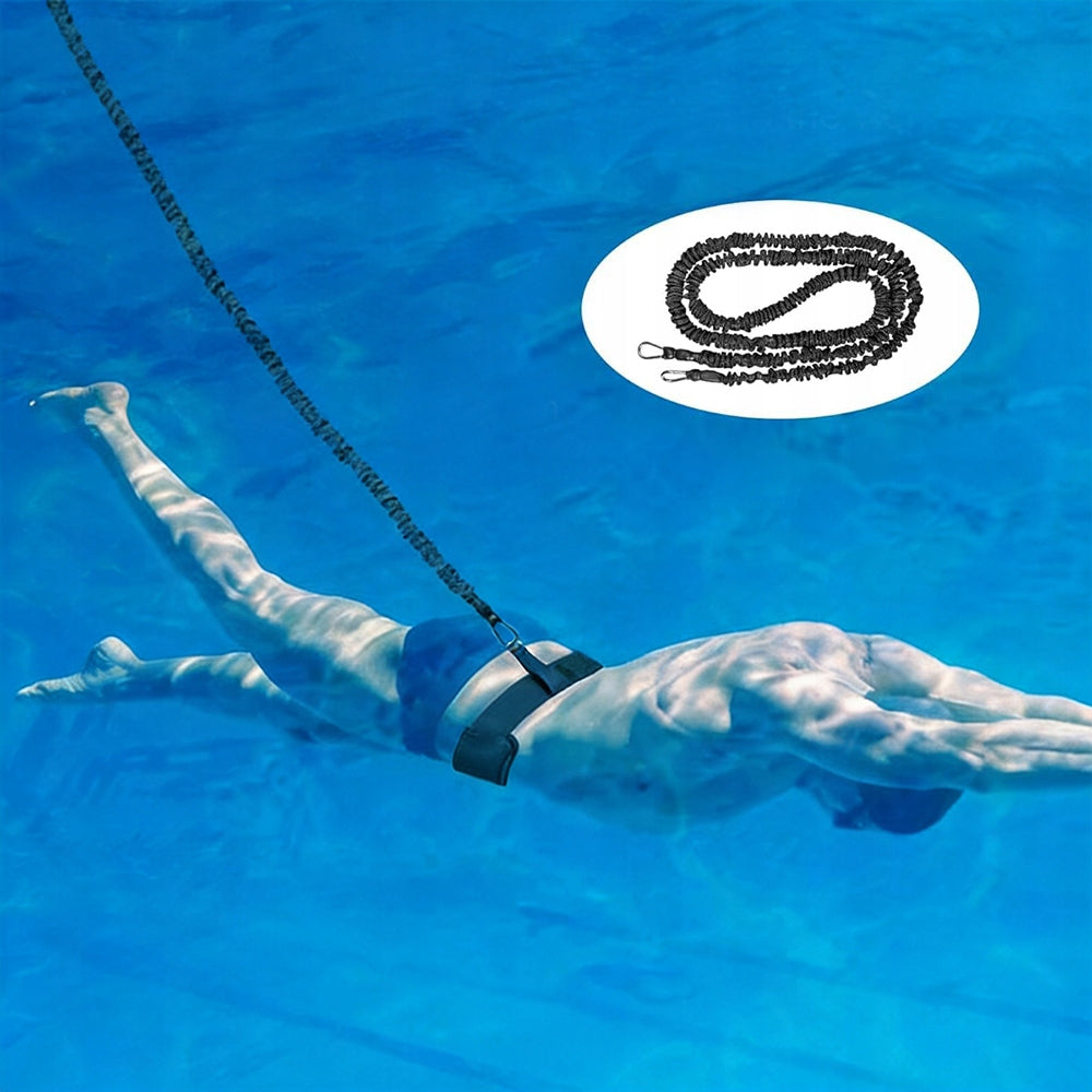 Swimming Belt In Place Resistance Adjustable Training Tools Set 7,5m Product weight with unit packaging 0.62 kg