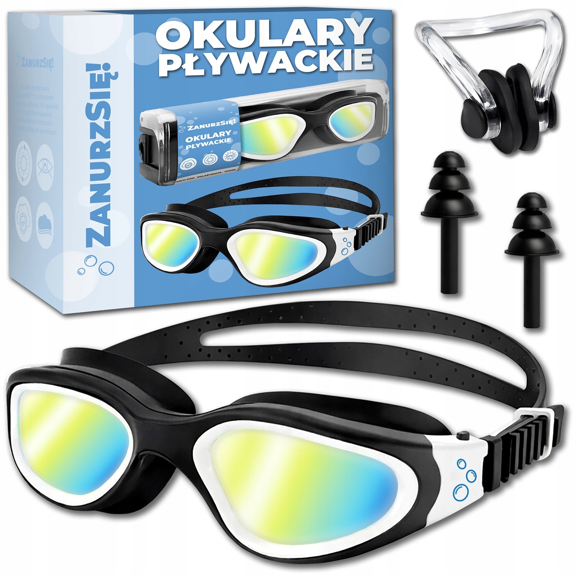 Swimming Glasses Swimming Pool ANTI-FOG Goggles POLARIZATION UV Filter