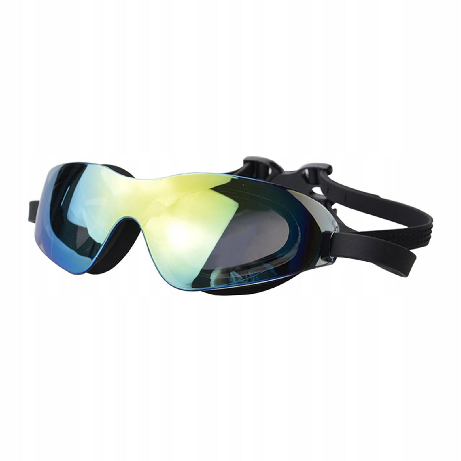 Swimming Goggles Fashionable Clear Vision Leakproof Anti Fog Swimming Black Color other