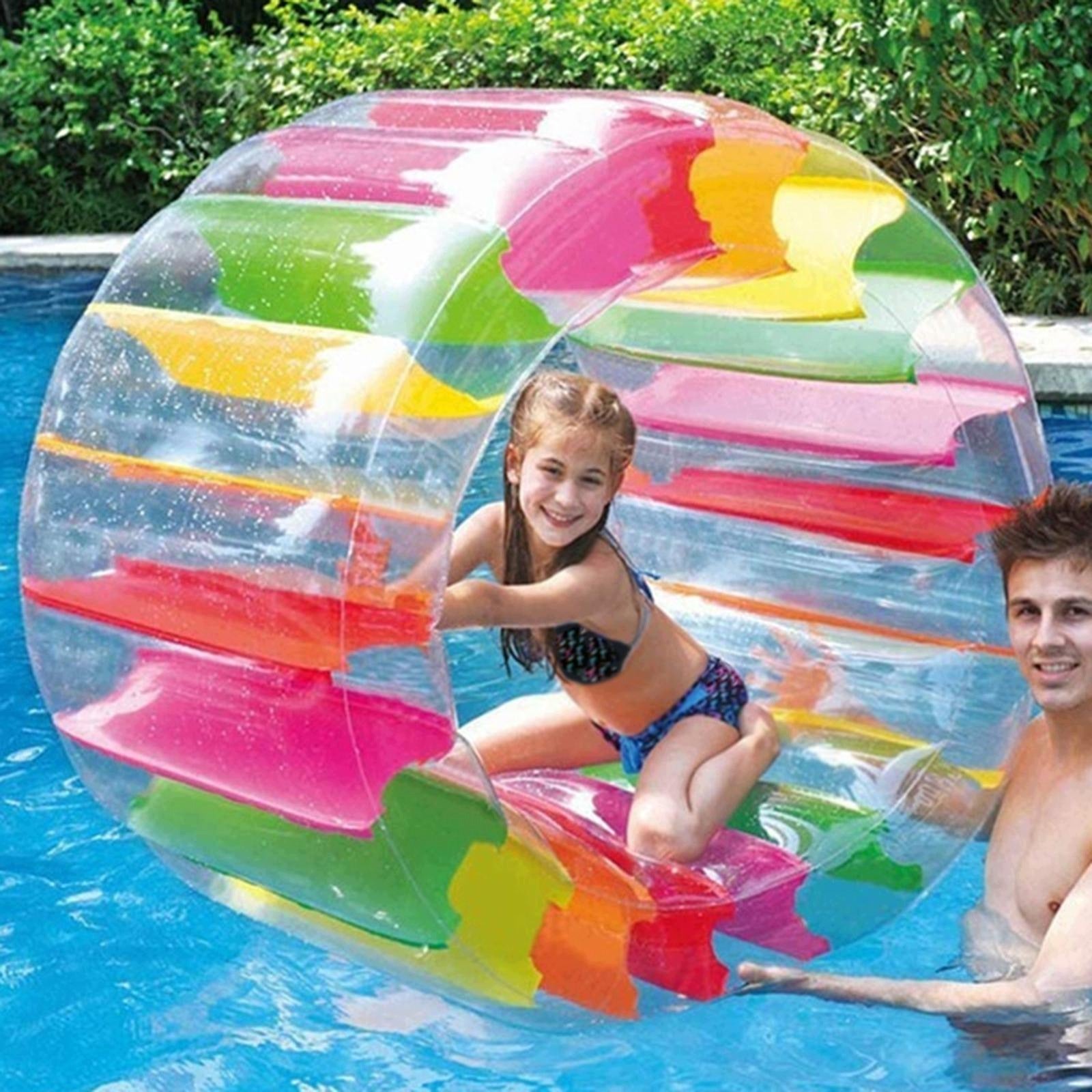 Swimming Pool Float Water Float Inflatable Water Wheel for River 130cmx60cm Brand no brand