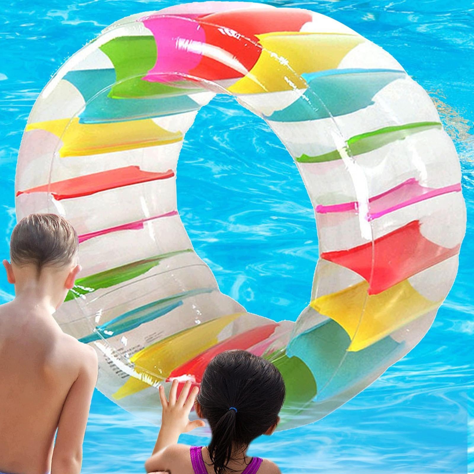 Swimming Pool Float Water Float Inflatable Water Wheel for River 130cmx60cm