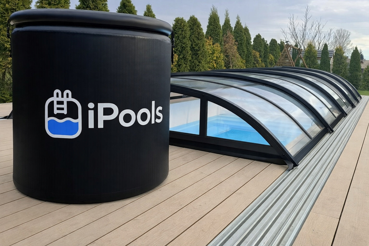 Swimming Pool Ice Bath Drop Stitch iPool Ice Tube Pro 100 Cold Plunge Packaging status original