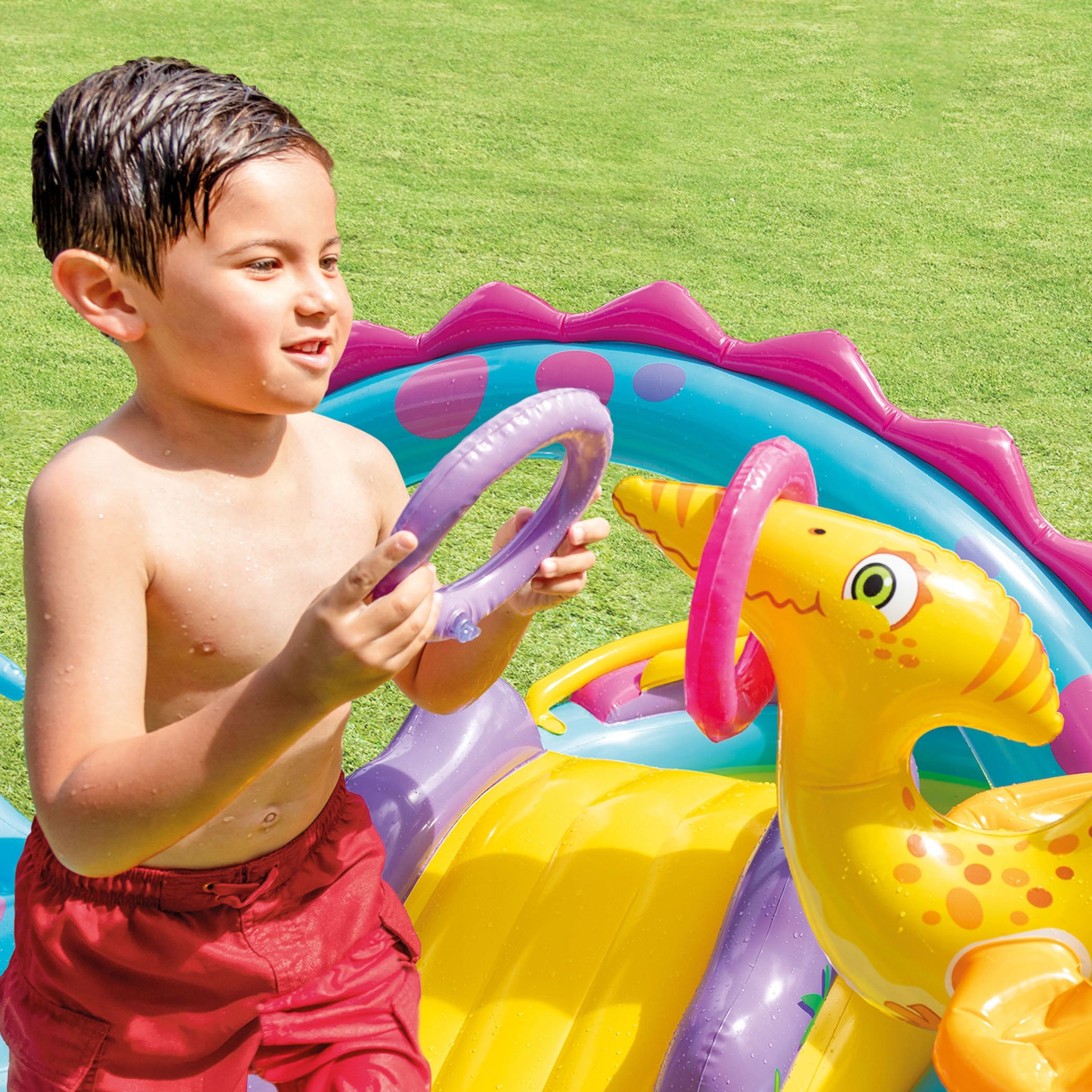 Swimming Pool Inflatable for Children Water Playground Slide Sprinkler INTEX 57135 Brand Intex