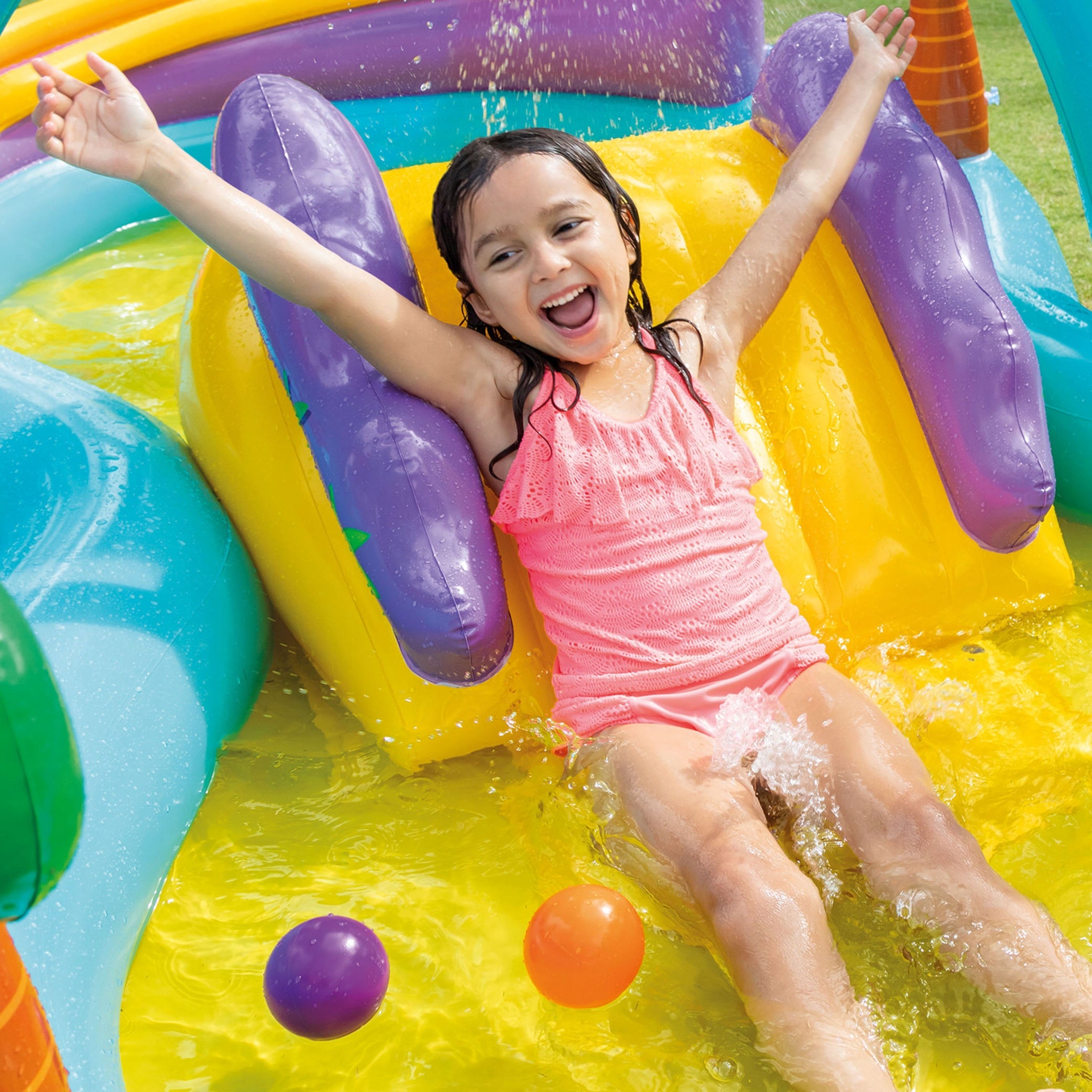 Swimming Pool Inflatable for Children Water Playground Slide Sprinkler INTEX 57135 Manufacturer code 57135NP