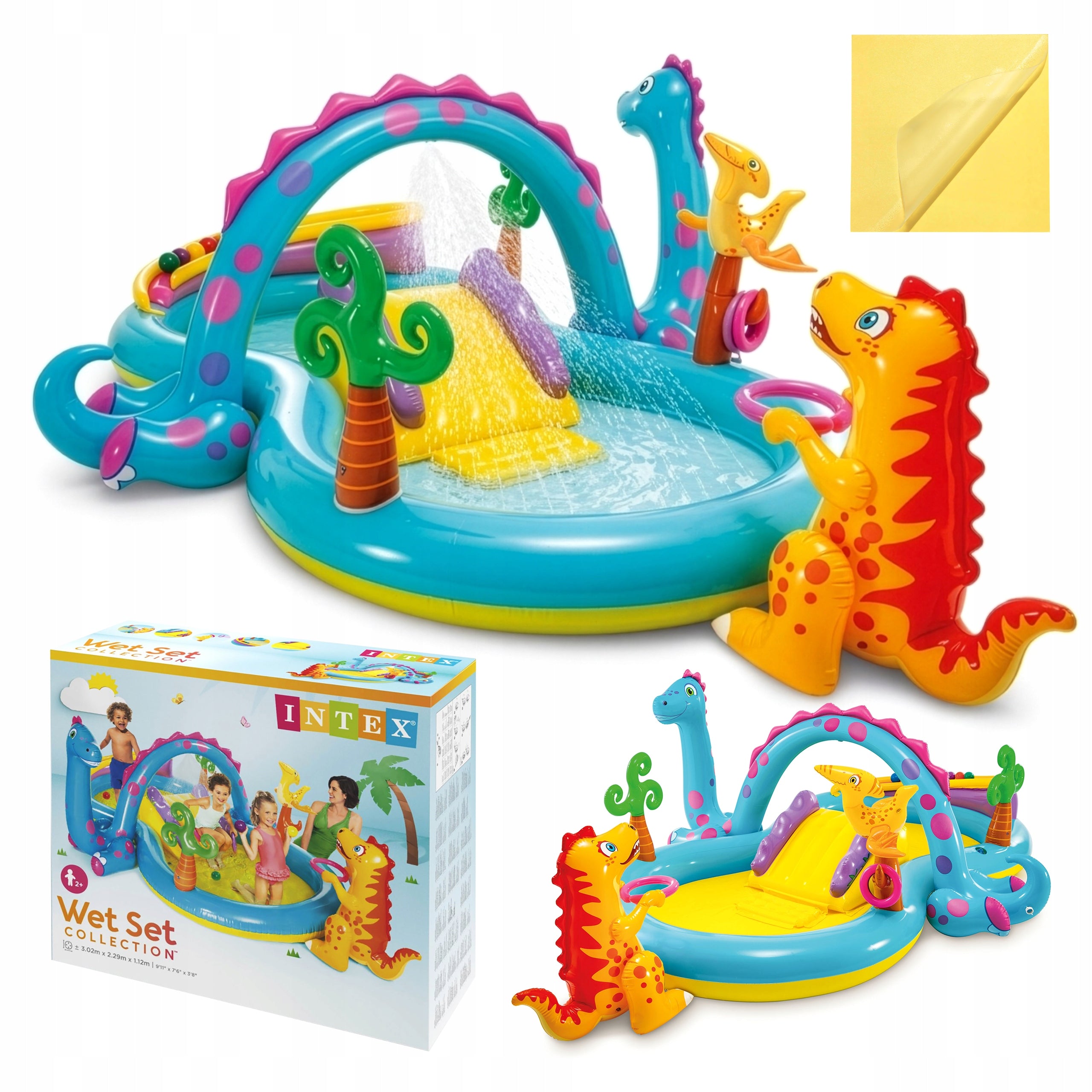 Swimming Pool Inflatable for Children Water Playground Slide Sprinkler INTEX 57135