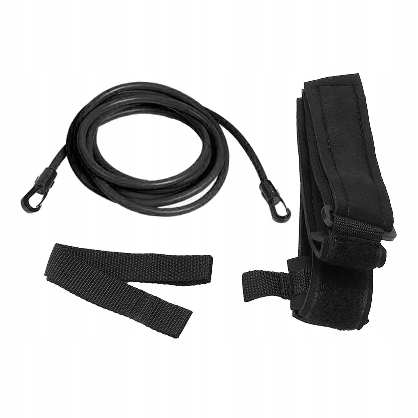 Swimming Resistance Belt Swim Training Belt Adjustable Waistband 4M Black Kind other