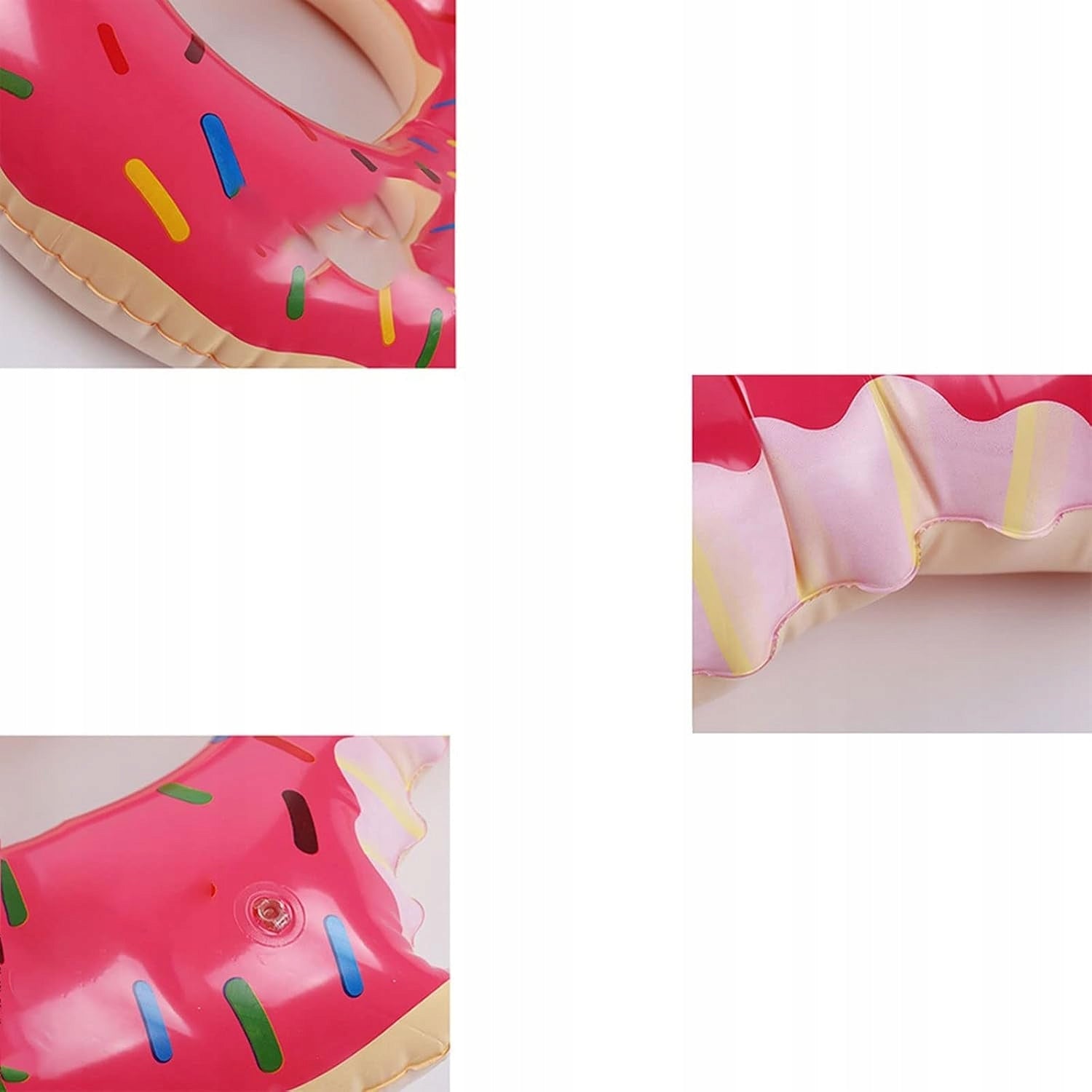 Swimming Wheel Donut Wheel Inflatable Beach Cookie Mattress Pink 90cm Brand no brand