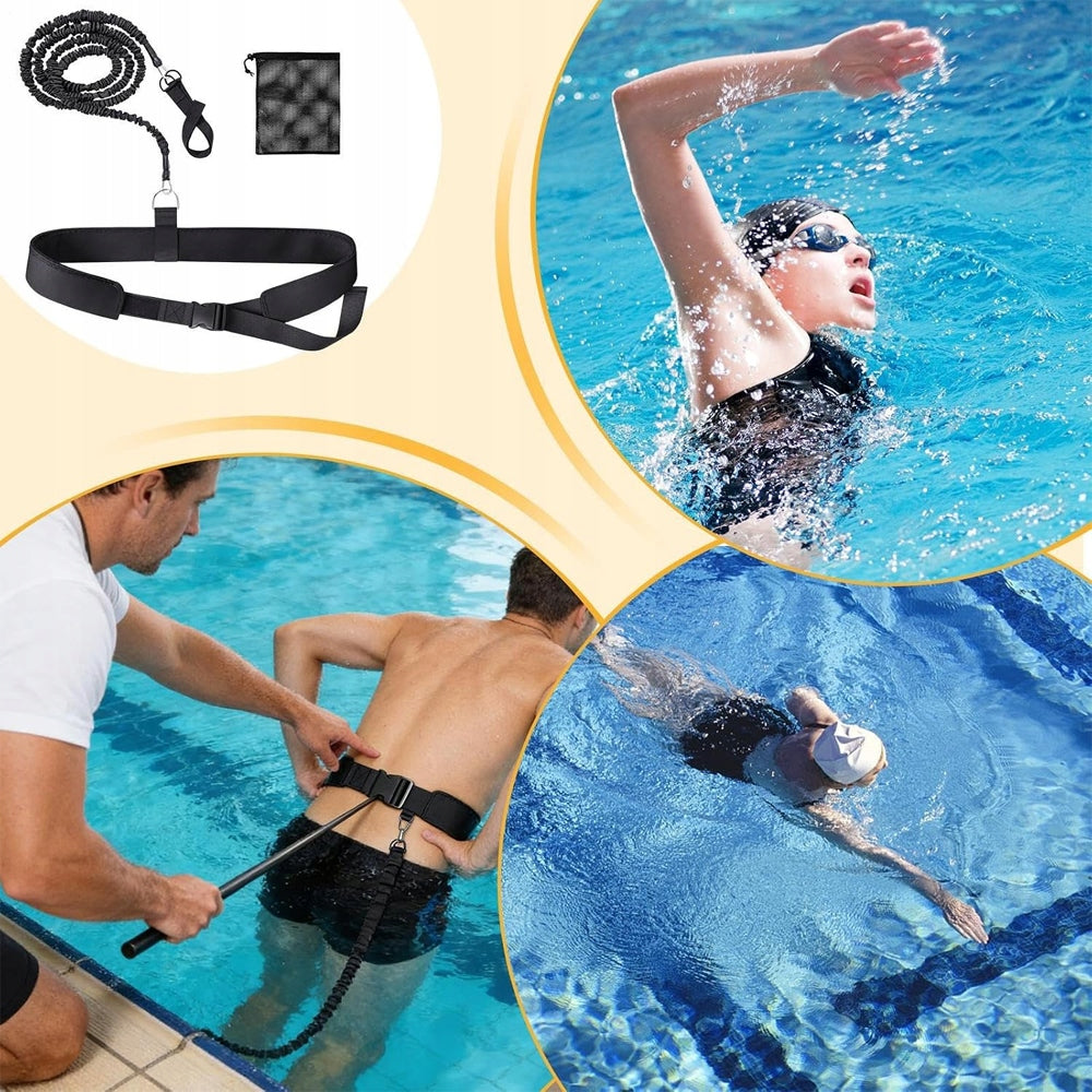 Swimming belt 7,5 m with adjustable strap and net for children and adults Packaging status original