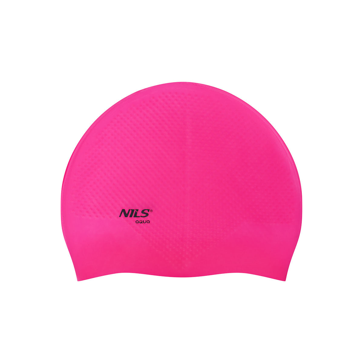 Swimming cap NQC dots NILS AQUA dark pink Brand Nils Aqua
