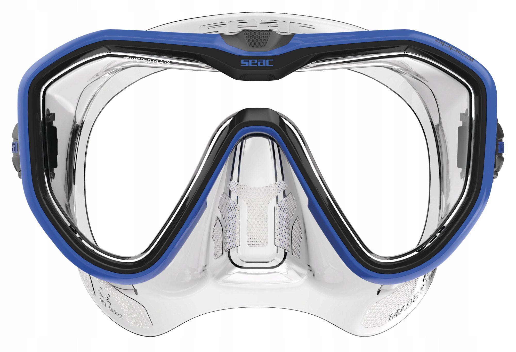 Swimming mask blue SEAC APPEAL wy. in Italy Color transparent