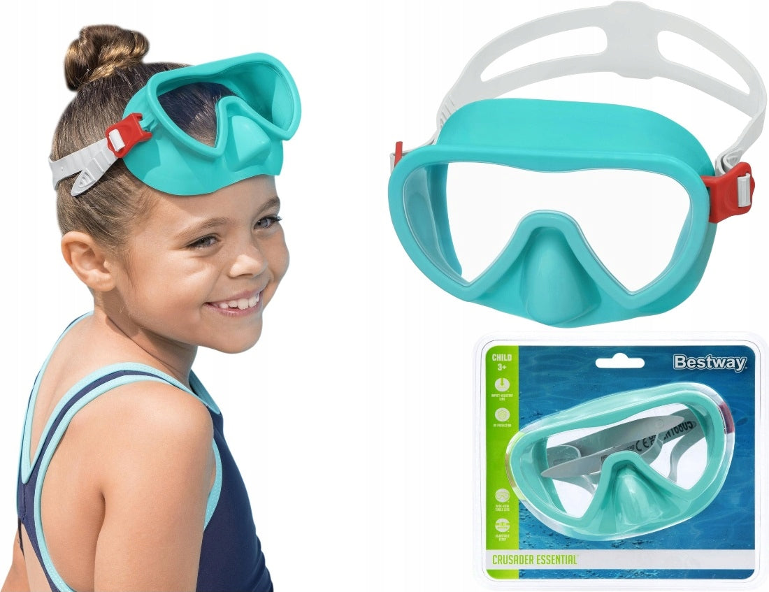 Swimming mask diving glasses 3 colors Bestway 3-6 years 22057