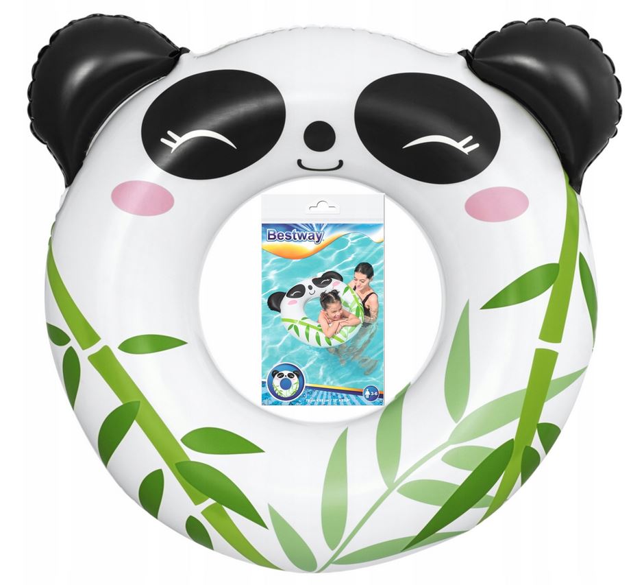 Swimming mattress Bestway 36351 PANDA water wheel for beach pool