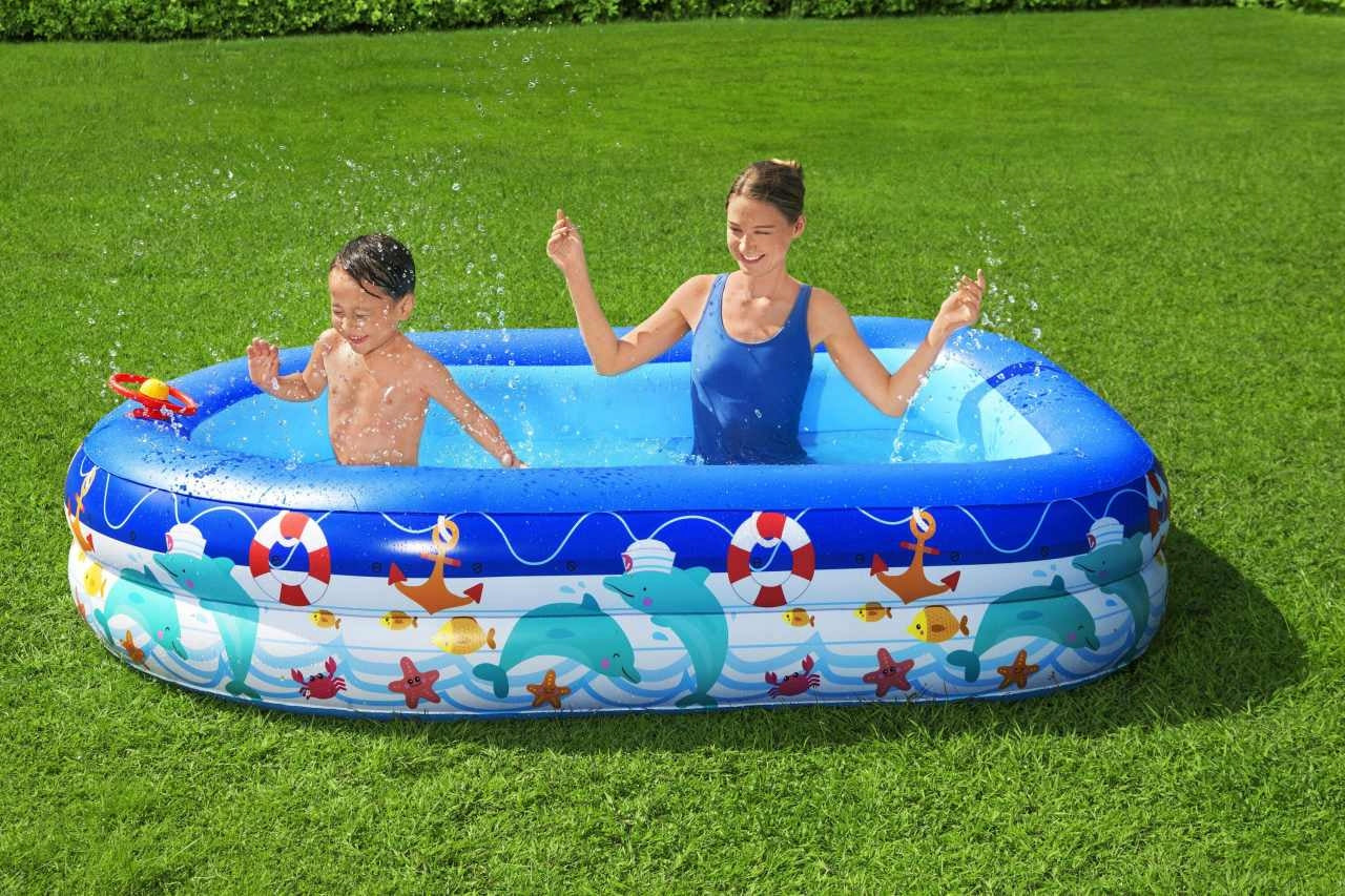 Swimming pool Pool with Canopy 213x155cm Ocean BESTWAY 54370 Length 213 cm