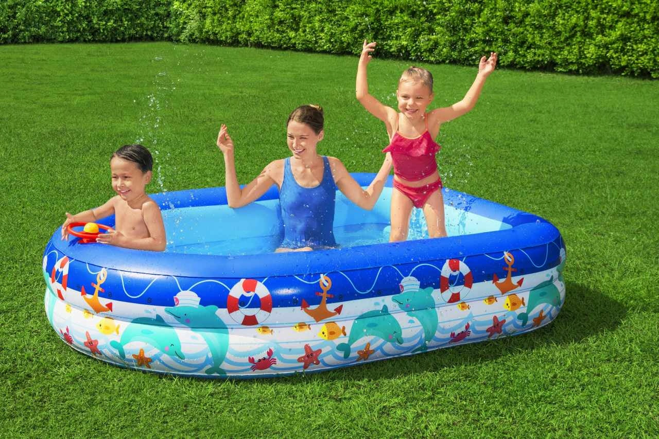 Swimming pool Pool with Canopy 213x155cm Ocean BESTWAY 54370 Volume 282 l