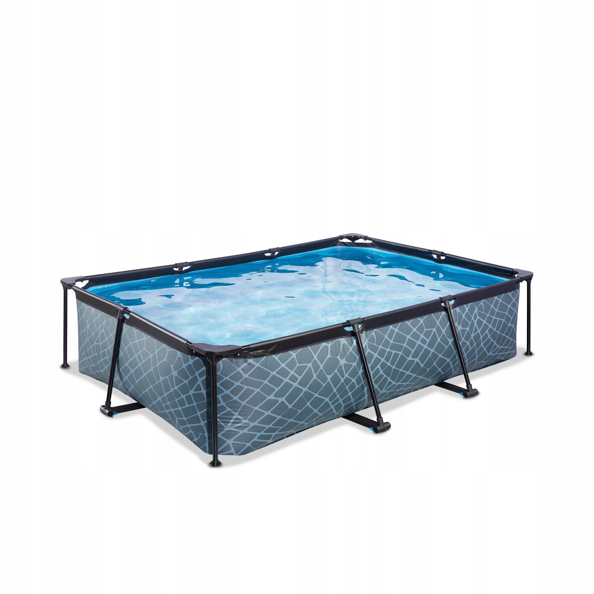 Swimming pool Stone EXIT 300x200x65cm with filter pump - grey
