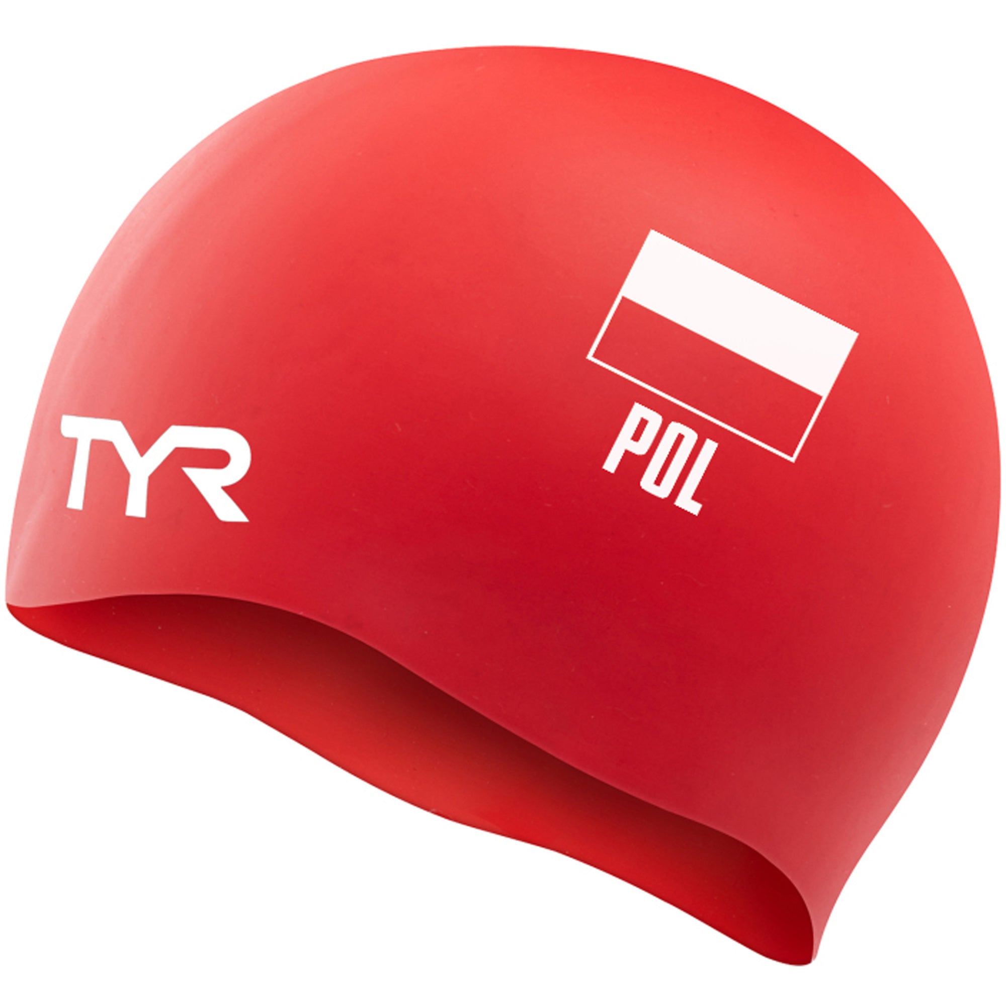 Swimming pool cap TYR Poland red
