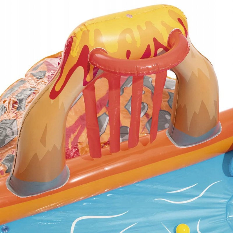 Swimming pool with washer and slide Bestway Lava Lagoon 265x265x104cm EAN (GTIN) 6942138926125
