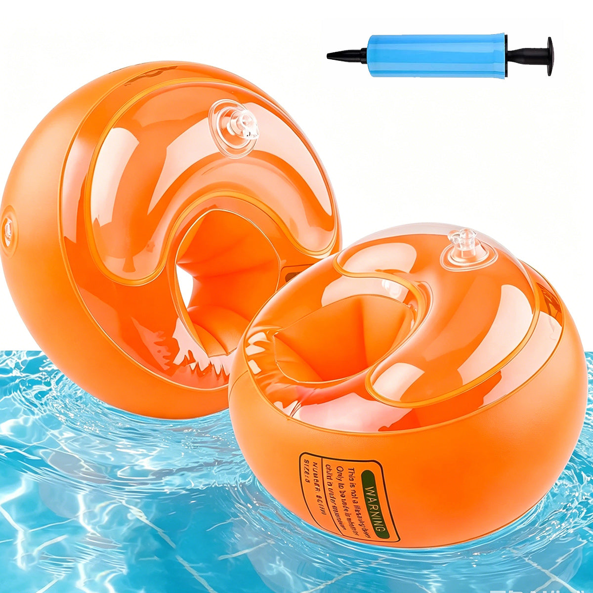 Swimming pumped sleeves for children 6-20 kg