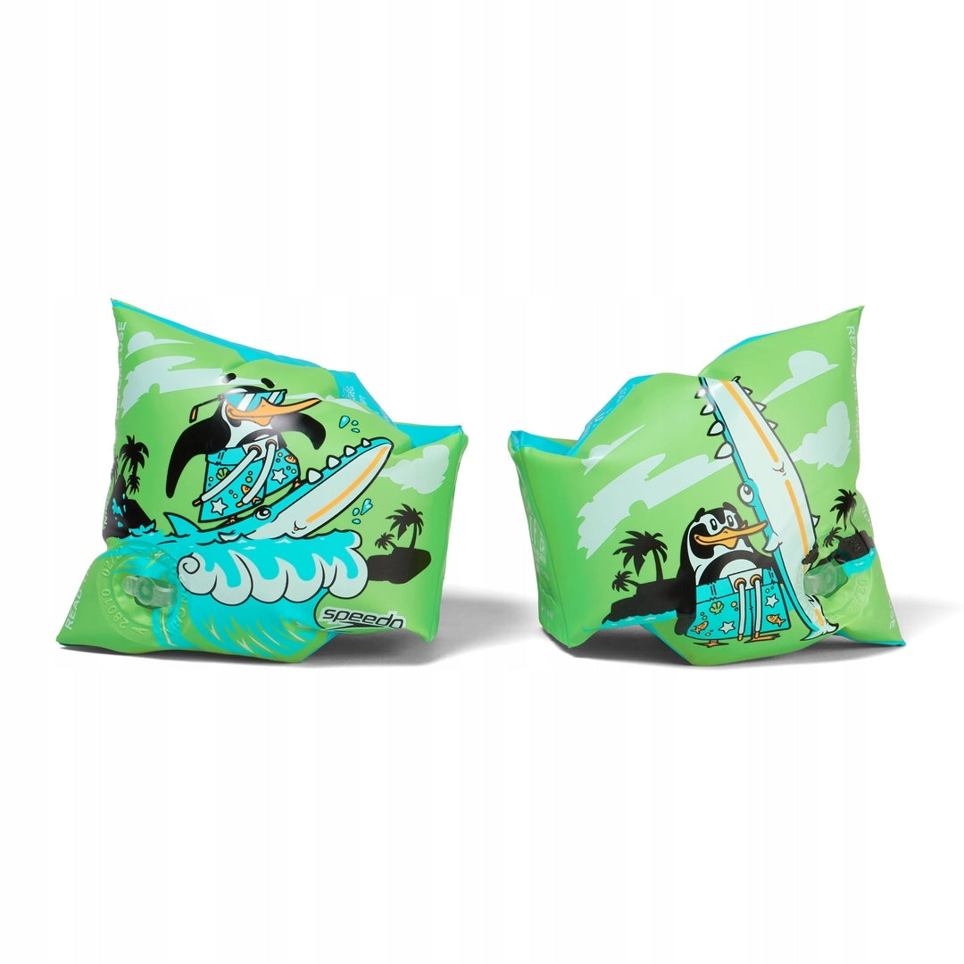 Swimming sleeves Speedo PRT ARMBANDS 2-6 Model PRT ARMBANDS IUCHIMA AZURE BLUE/FLURO GREEN
