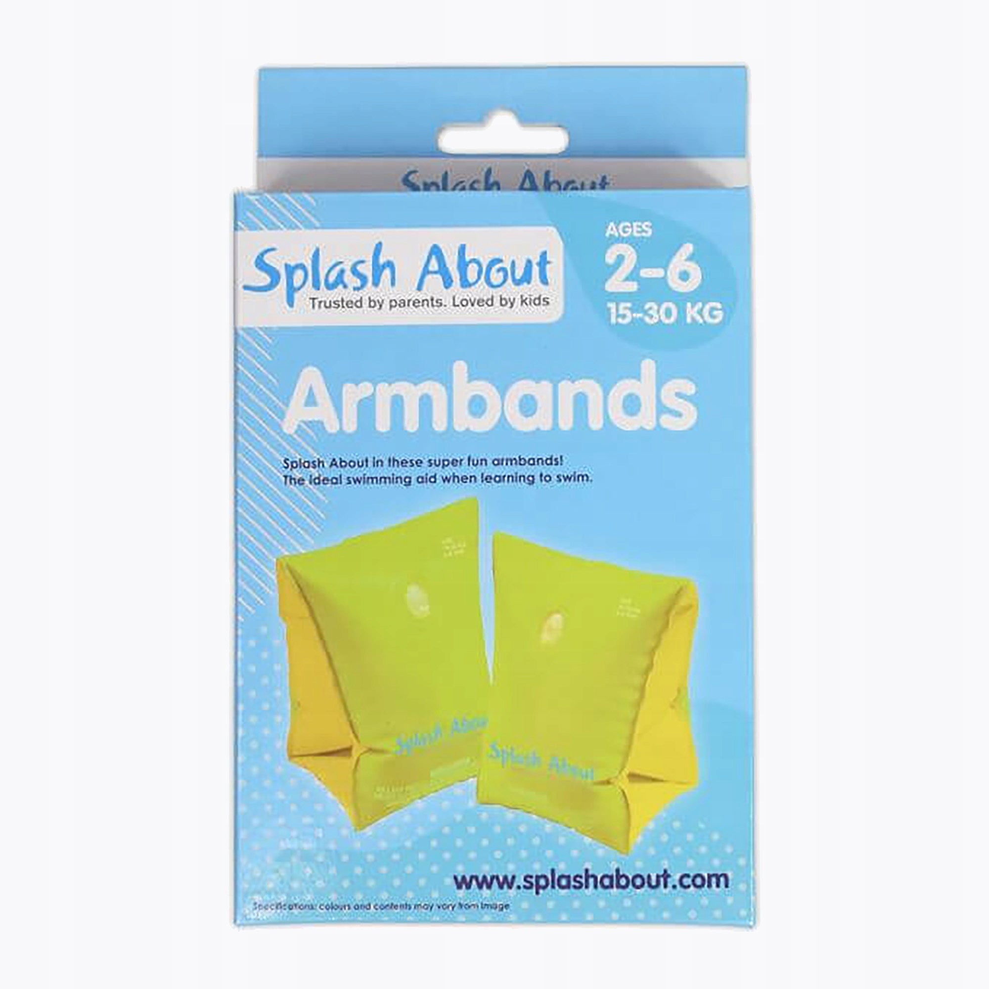 Swimming sleeves Splash About Plain yellow 2-6 Y Manufacturer code SAABP2