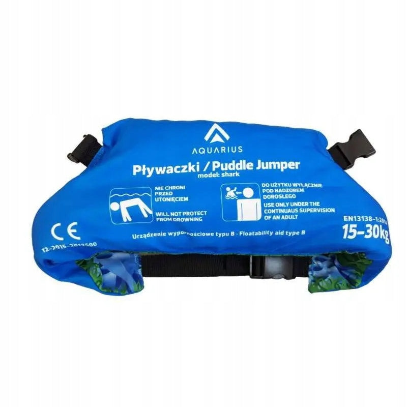 Swimming sleeves learning belt Aquarius Puddle Jumper Shark 15-30kg Size universal