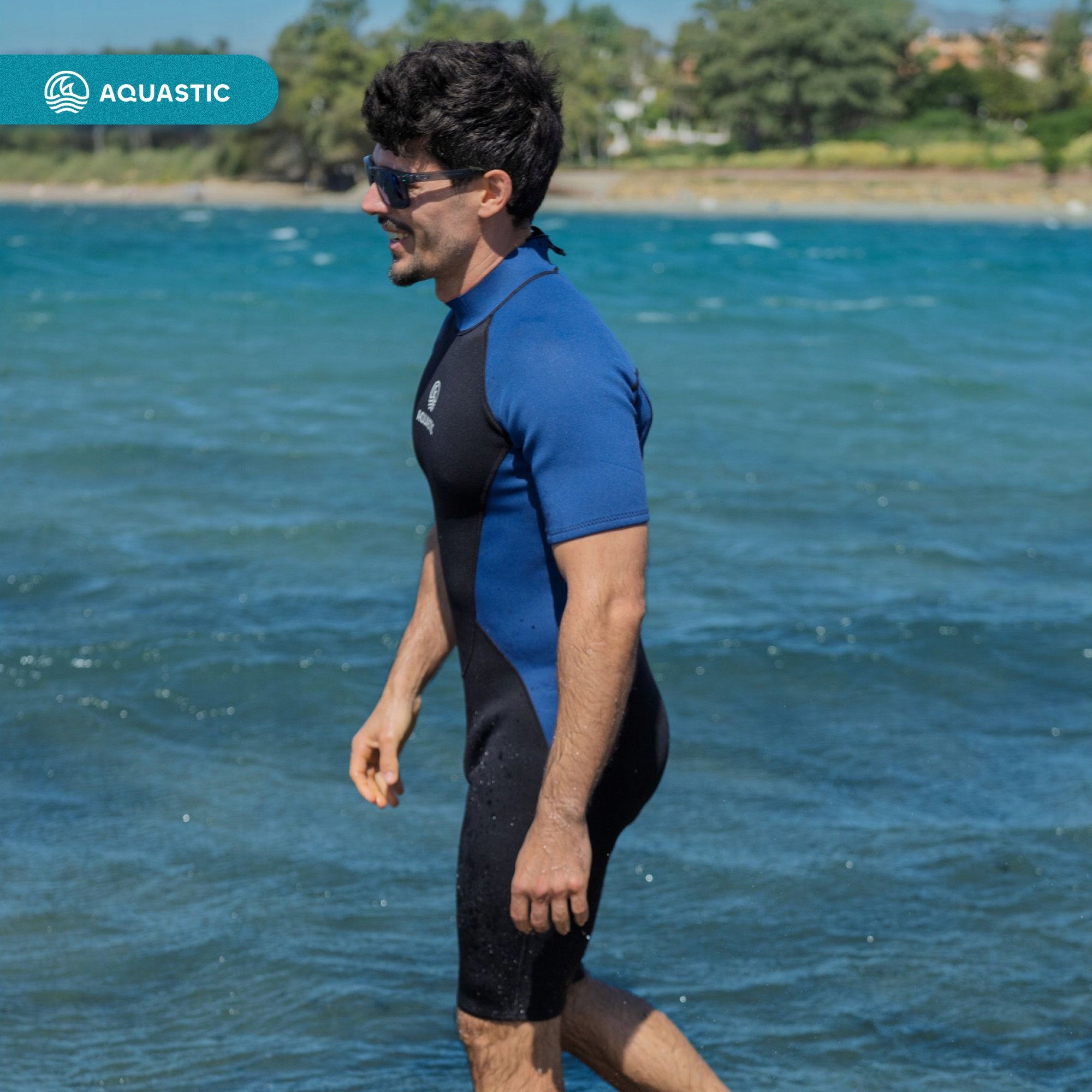 Swimming suit man Aquastic r. XXL OVER WATER FOR BEACH SWIMMING Line regular