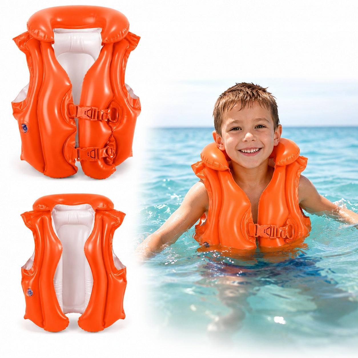 Swimming vest intex 3 chamber 3-6 years Manufacturer code I03400560