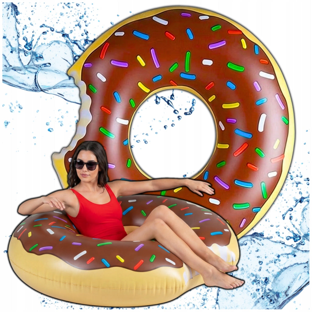 Swimming wheel inflatable LARGE for children adults mattress XXL DONUT 120cm