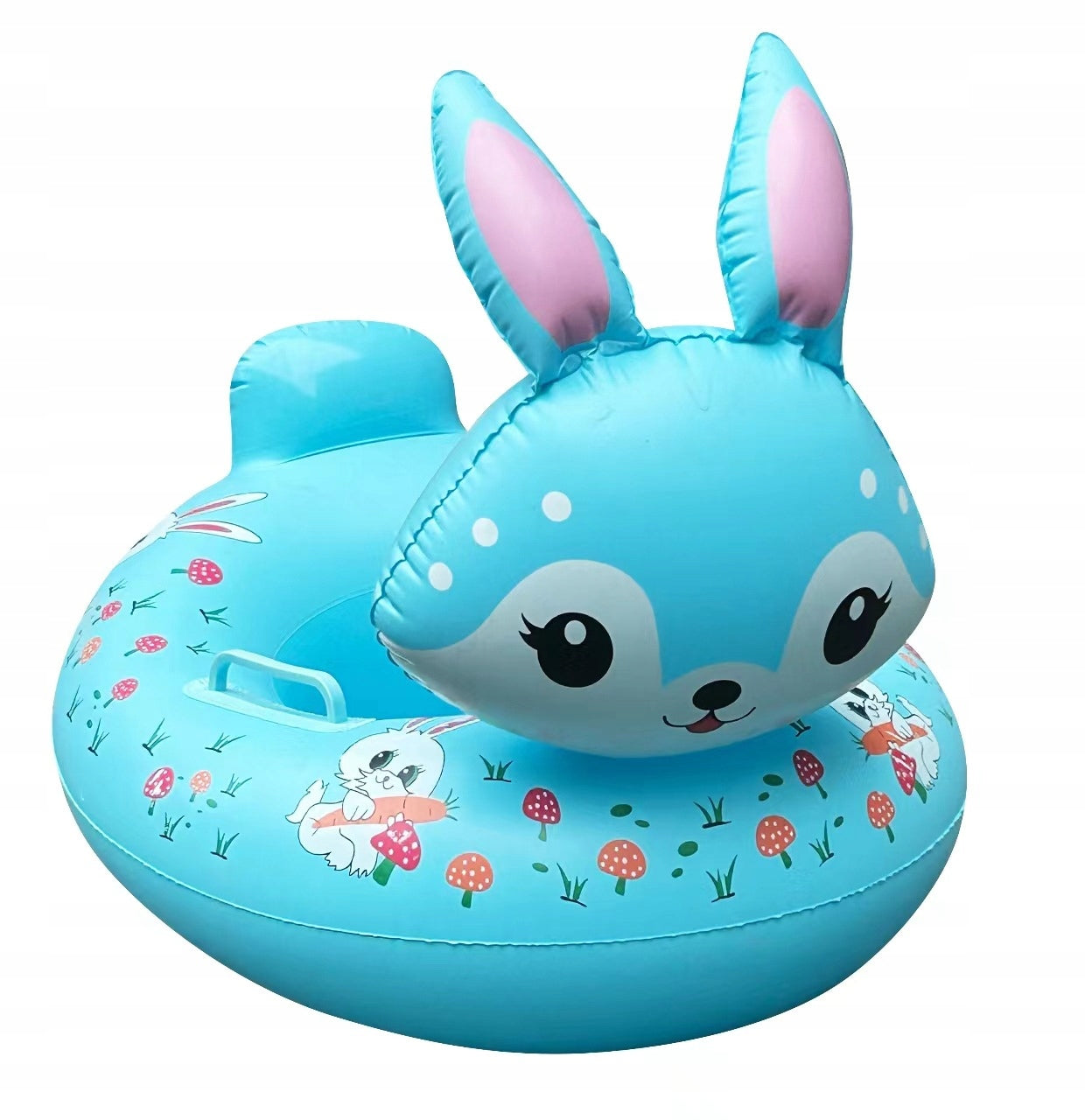 Swimming wheel with seat for children pontoon seat Color blue