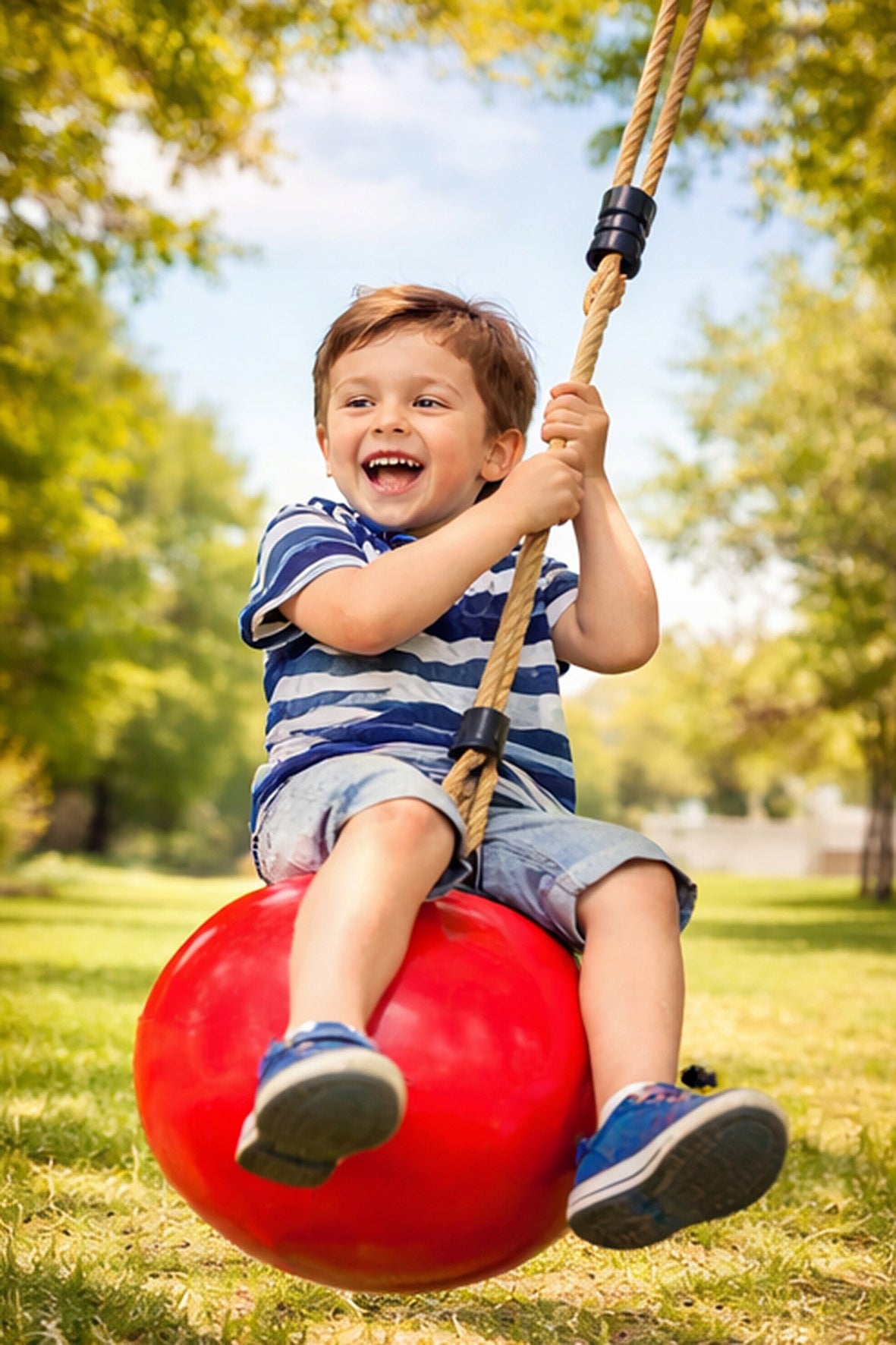 Swing Child Children Buoy Ball Swing Seat Square Toys 43523 zi Dominant material synthetic material